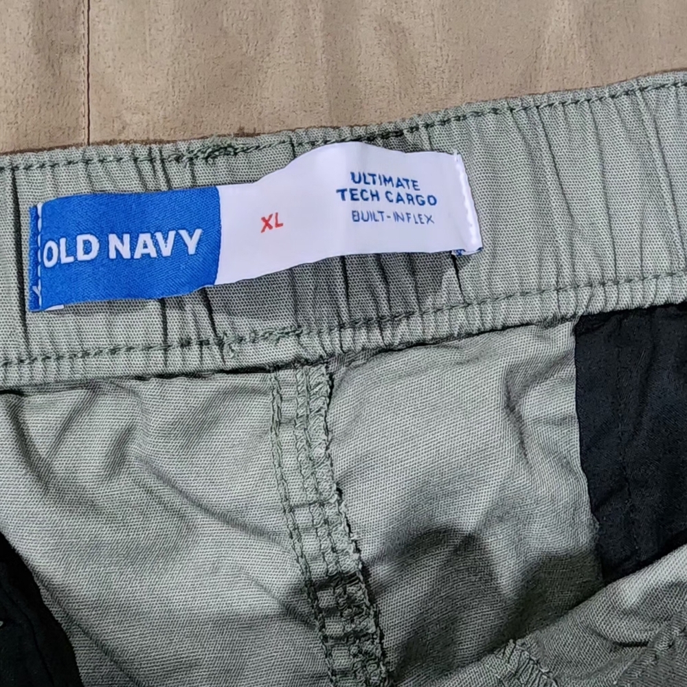 NWT Old Navy Ultimate Tech Pull-On Cargo Pants Men's Size XL(Green) - Picture 6 of 11
